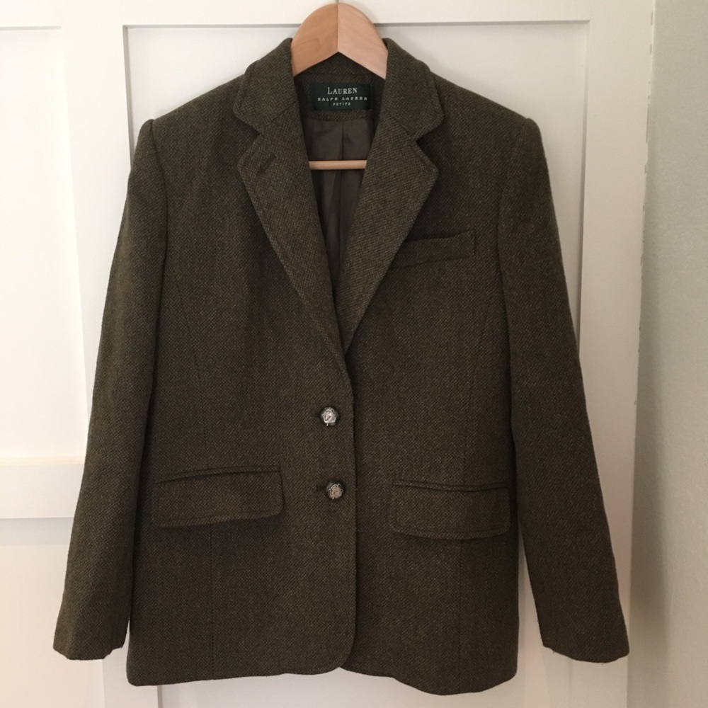 !SOLD! Ralph Lauren Tweed Blazer